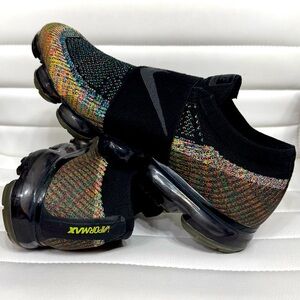Nike Air Vapormax Flyknit Moc Black Multicolor Grey Volt Men’s 10.5 AH3397-003